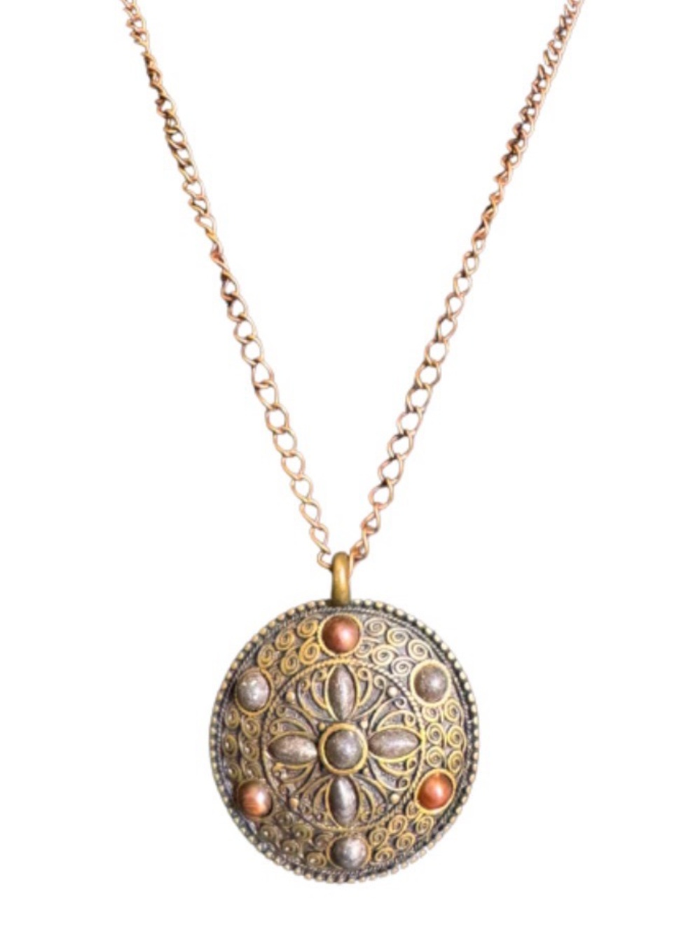 Copper Pendant Necklace